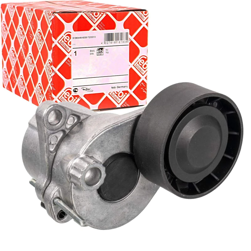 febi bilstein 38469 Tensioner Assembly for auxiliary belt, pack of one