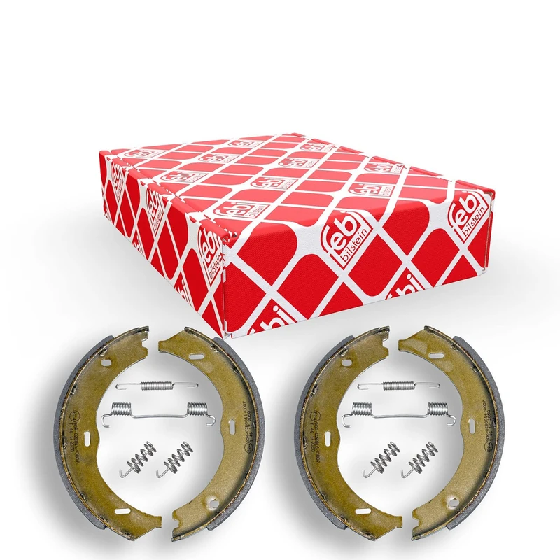 febi bilstein 38532 Brake Shoe Set for parking brake, with additional parts, pack of two - Image 1