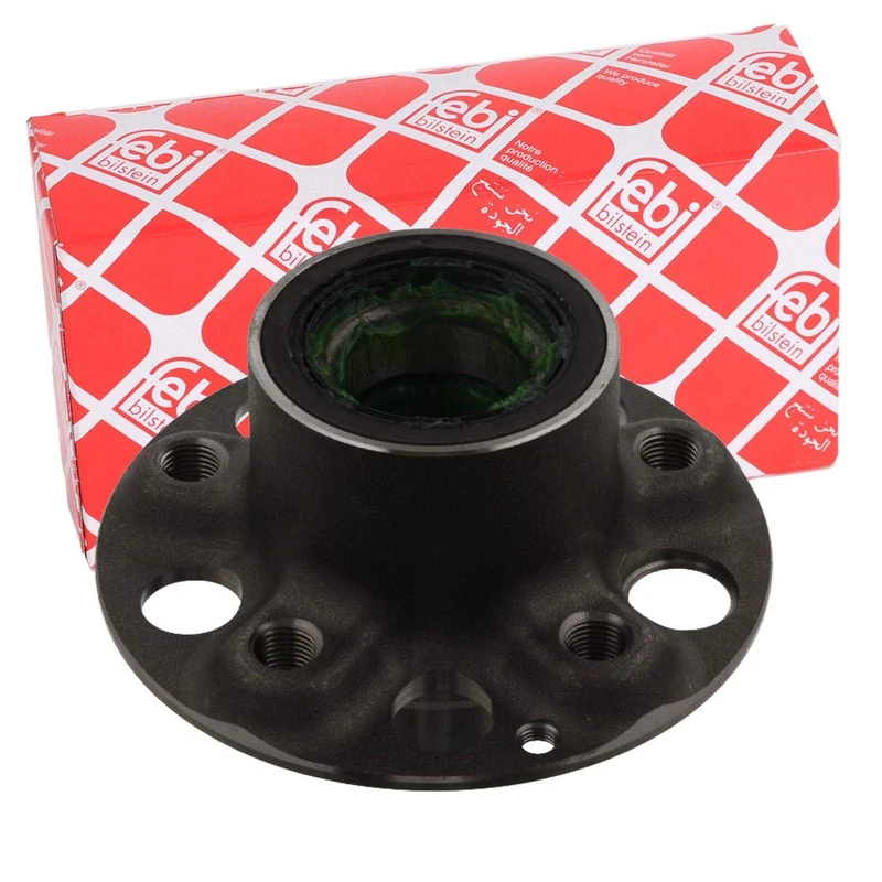 febi bilstein 38652 Wheel Bearing Kit with wheel hub and ABS sensor ring, pack of one