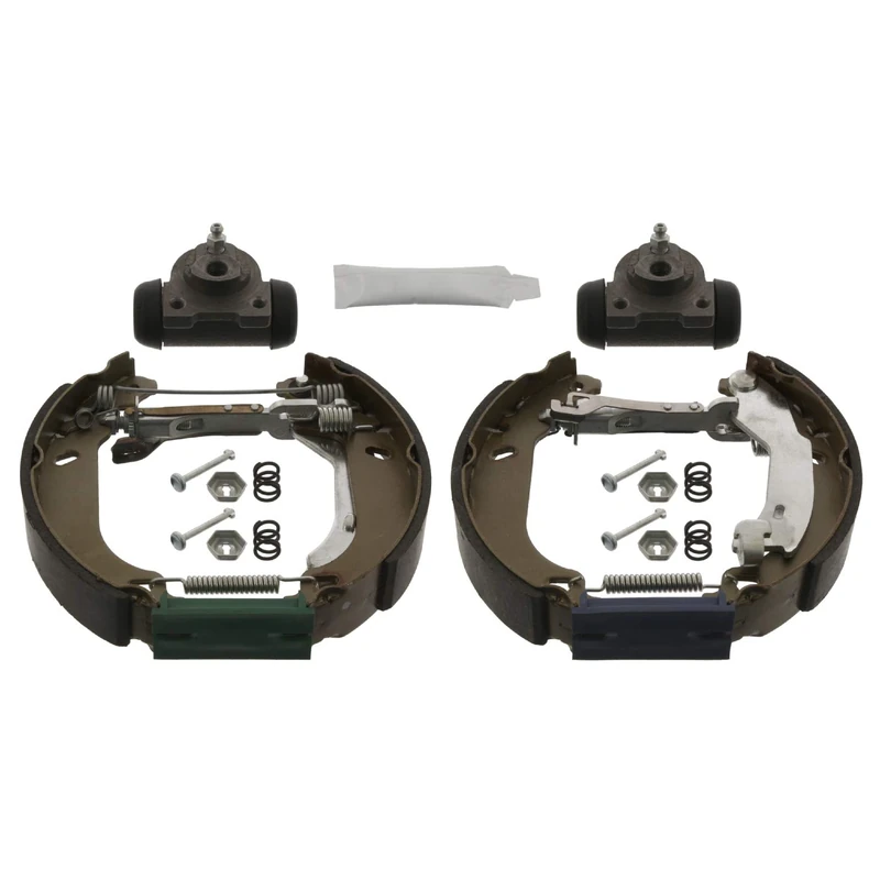 febi bilstein 38742 Brake Shoe Set with additional parts, pack of two