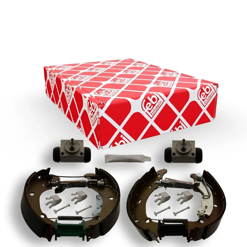 febi bilstein 38767 Brake Shoe Set with additional parts, pack of two