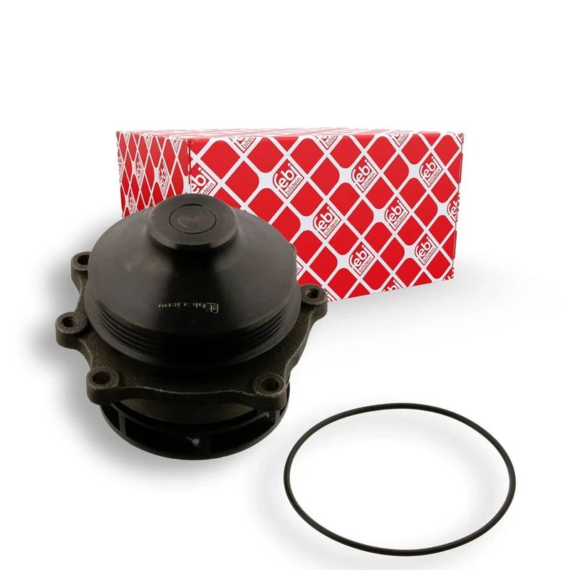 febi bilstein 38823 Water Pump with belt pulley and seals, pack of one