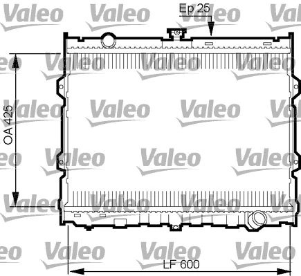 Valeo 734784 Engine Cooling Radiator