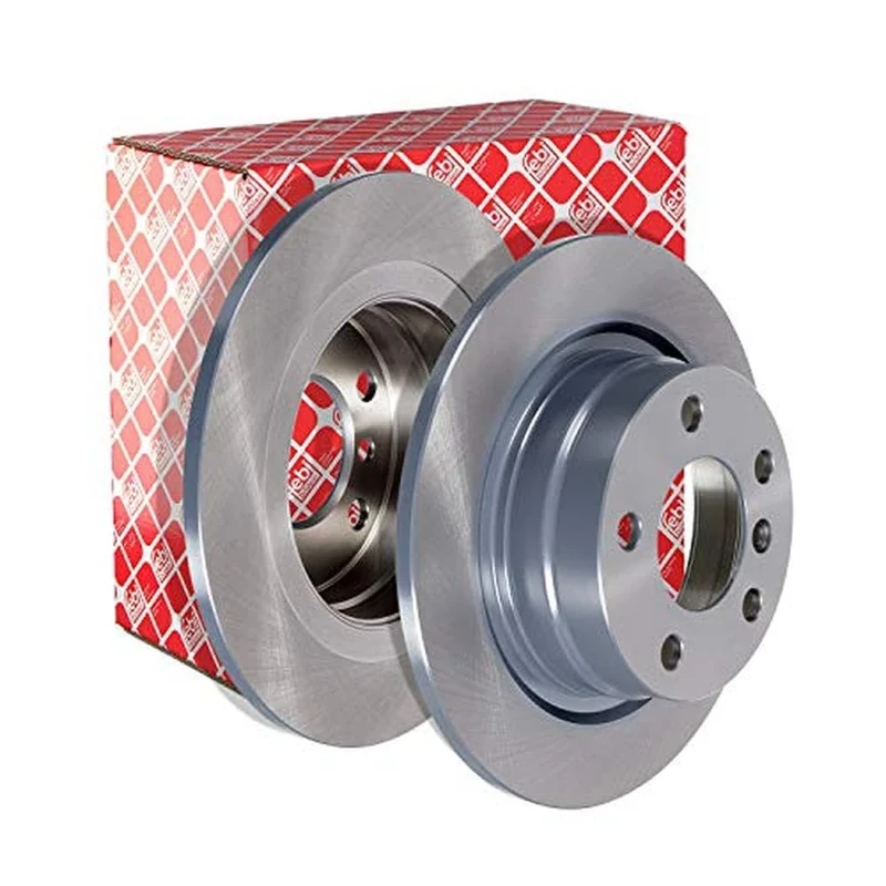 febi bilstein 39113 Brake Disc Set (2 Brake Disc) rear, full, No. of Holes 5