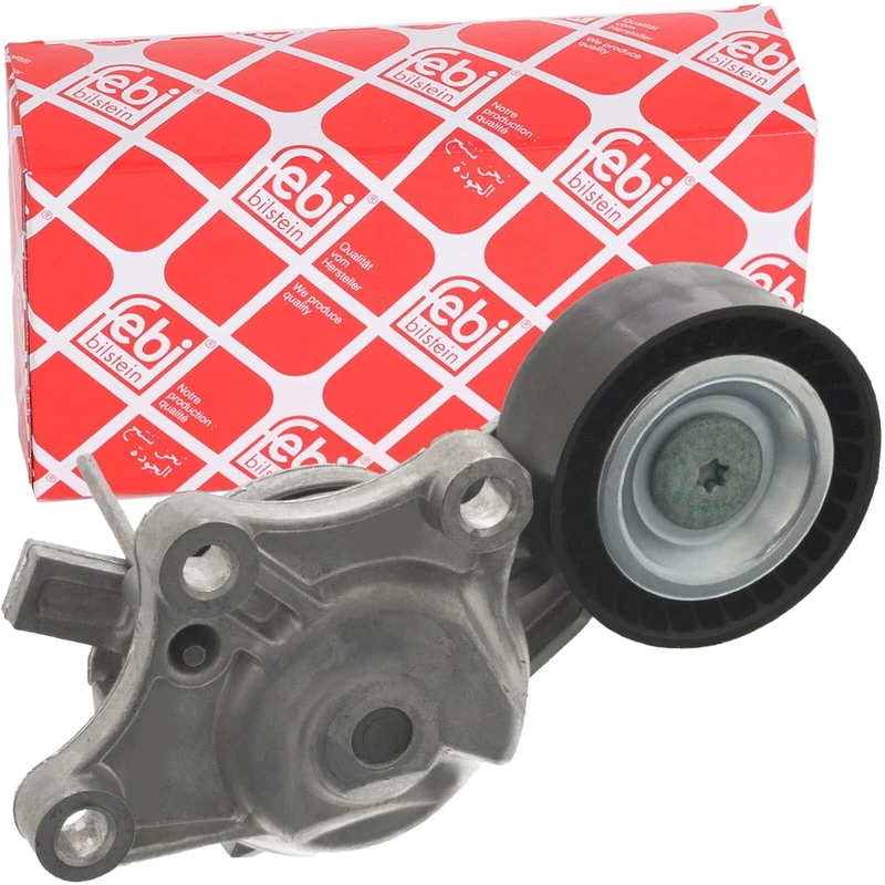 febi bilstein 39400 Tensioner Assembly for auxiliary belt, pack of one