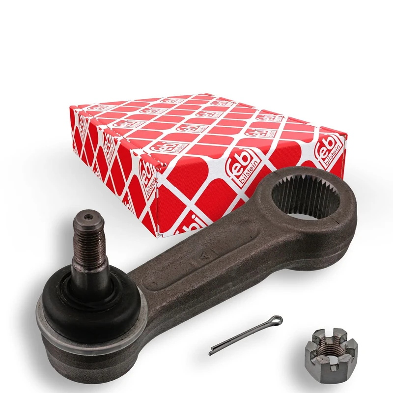 febi bilstein 41292 Pitman Arm with castle nut and cotter pin, pack of one