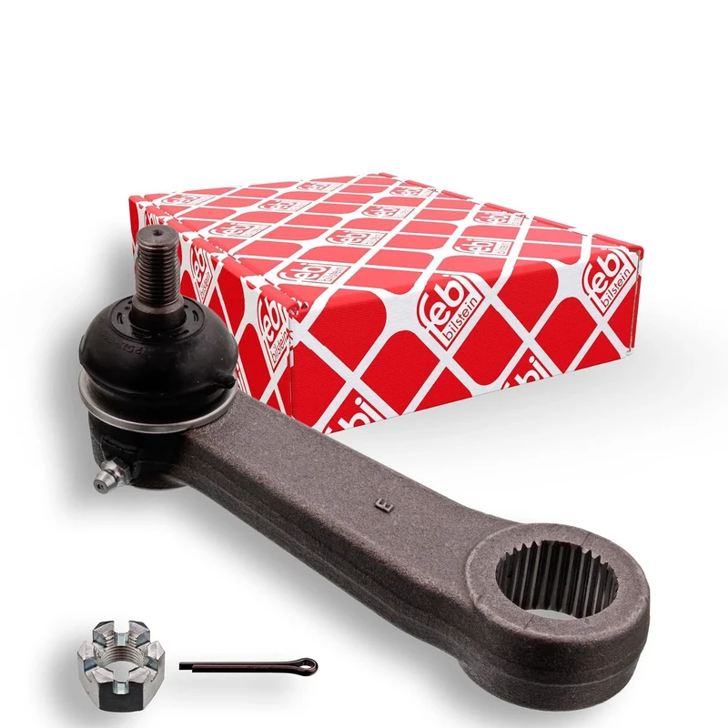 febi bilstein 41293 Pitman Arm with castle nut and cotter pin, pack of one