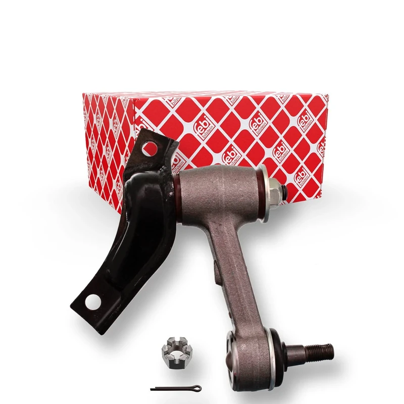 febi bilstein 41299 Idler Arm with castle nut and cotter pin, pack of one