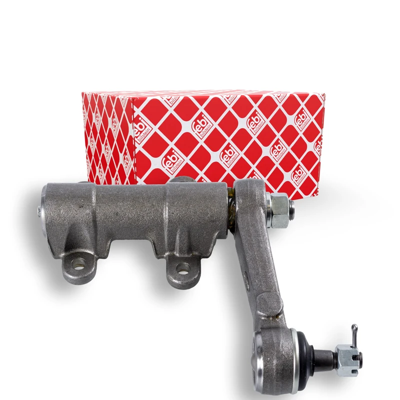 febi bilstein 41301 Idler Arm with castle nut and cotter pin, pack of one