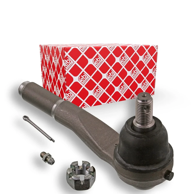 febi bilstein 41378 Tie Rod End with castle nut and cotter pin, pack of one