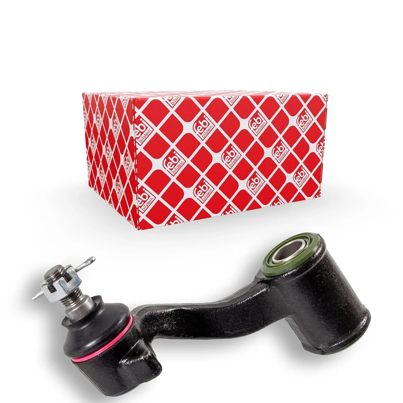 febi bilstein 41387 Idler Arm with castle nut and cotter pin, pack of one