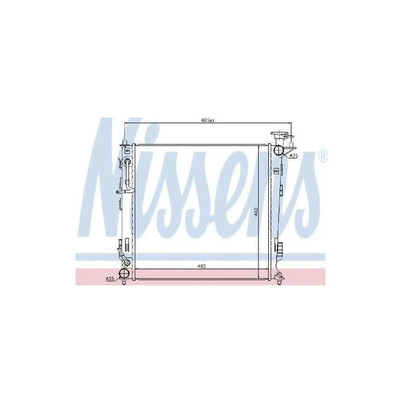 Nissens 67516 Radiator, engine cooling