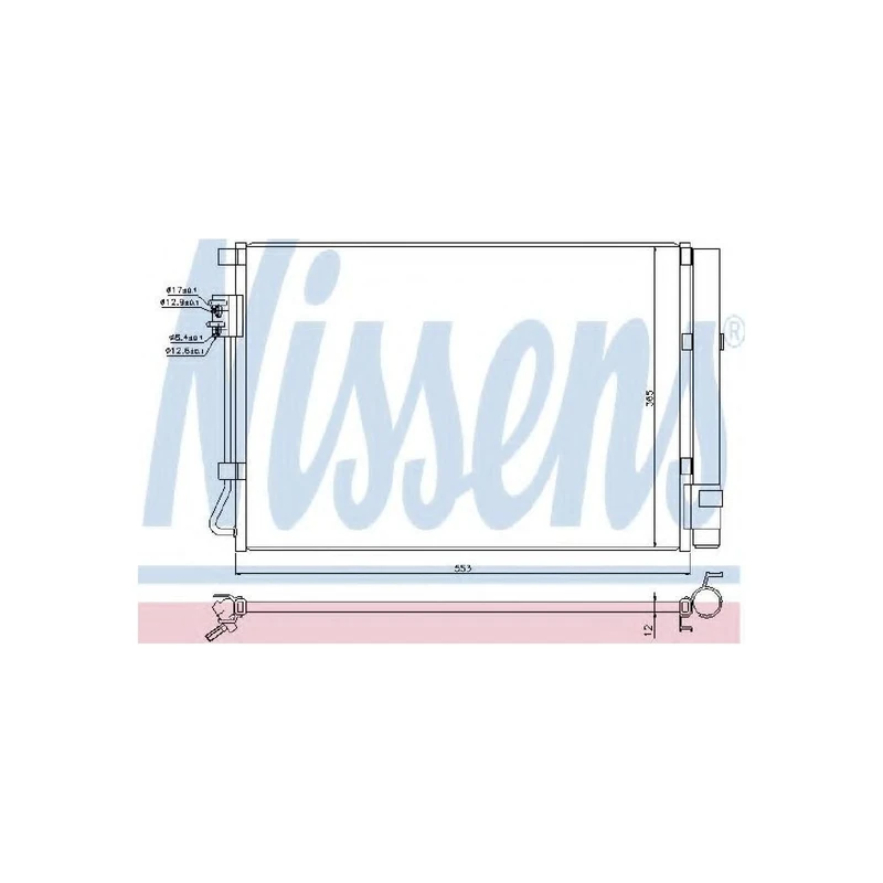 Nissens 940248 Condenser, air conditioning