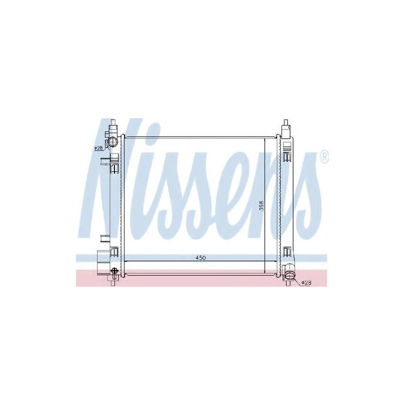 Nissens 68720 Radiator, engine cooling