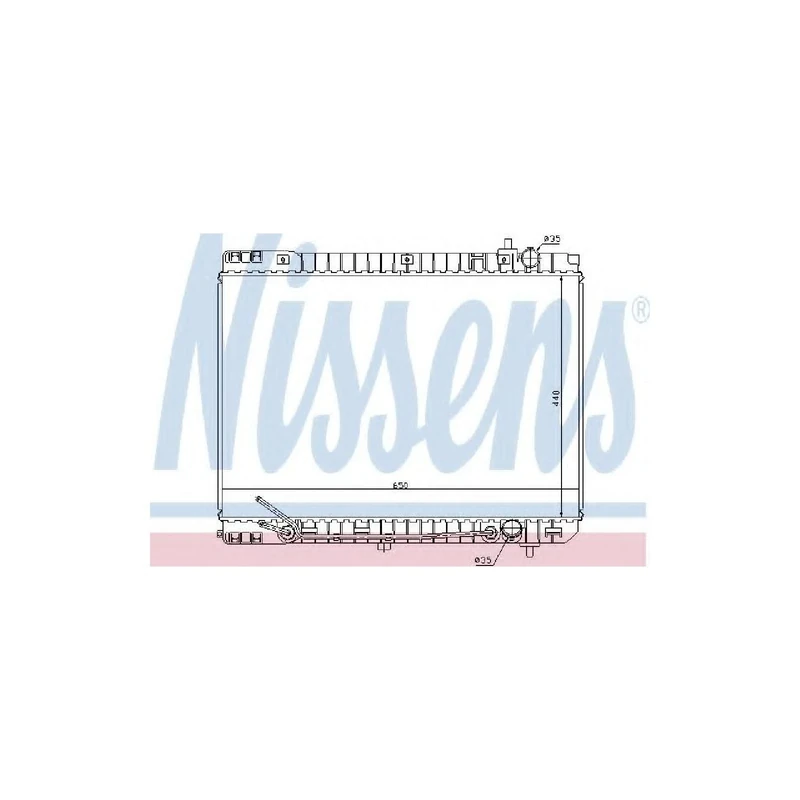 Nissens 66759 Radiator, engine cooling