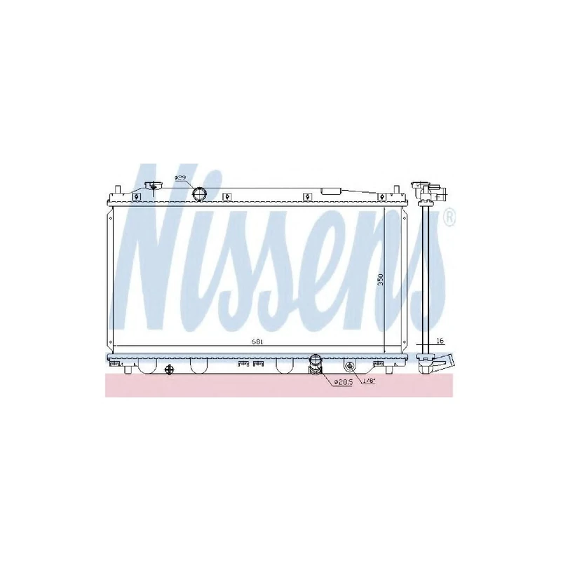Nissens 68150 Radiator, engine cooling