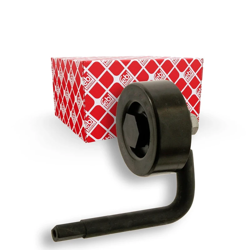 febi bilstein 30118 Tensioner Pulley for auxiliary belt, pack of one