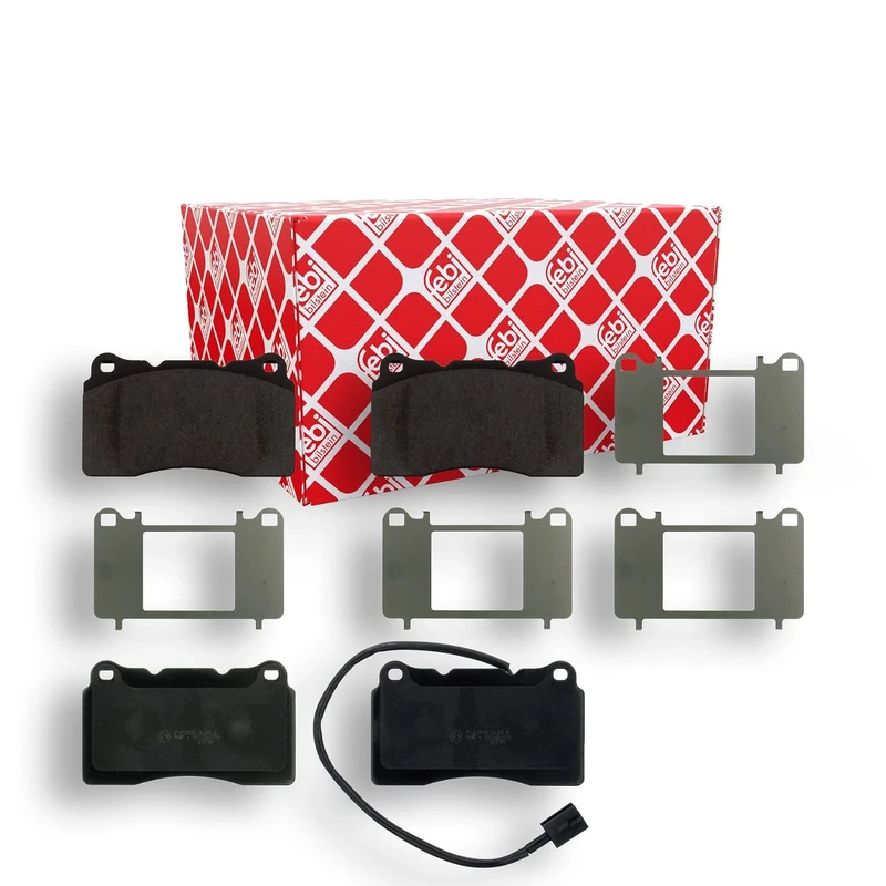 febi bilstein 16848 Brake Pad Set with fastening material, 1 unit