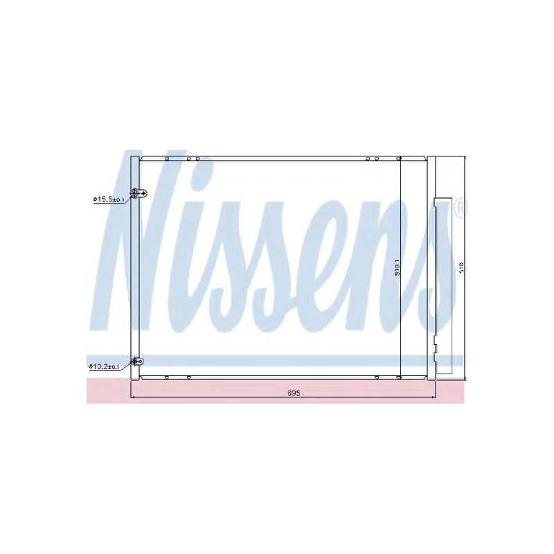 Nissens 940298 Condenser, air conditioning