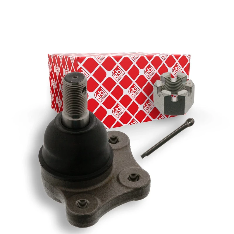 febi bilstein 42397 Ball Joint with castle nut and cotter pin, pack of one