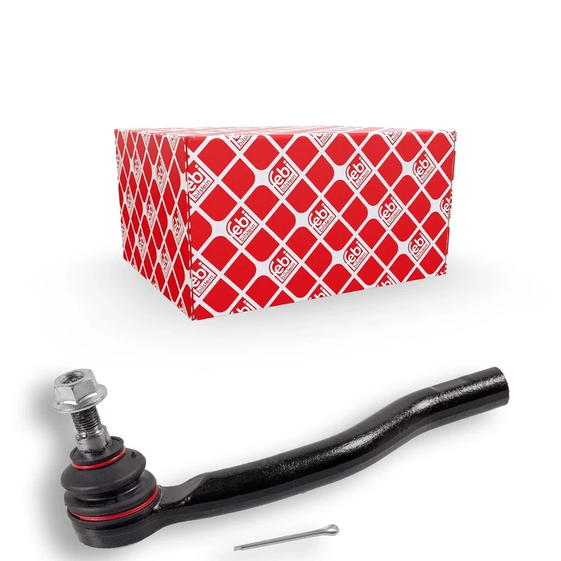 febi bilstein 42482 Tie Rod End with castle nut and cotter pin, pack of one
