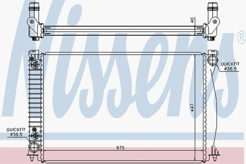 Nissens 60328 Radiator, engine cooling