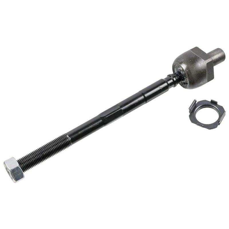 febi bilstein 42723 Inner Tie Rod without tie rod end, with nut and locking plate, pack of one