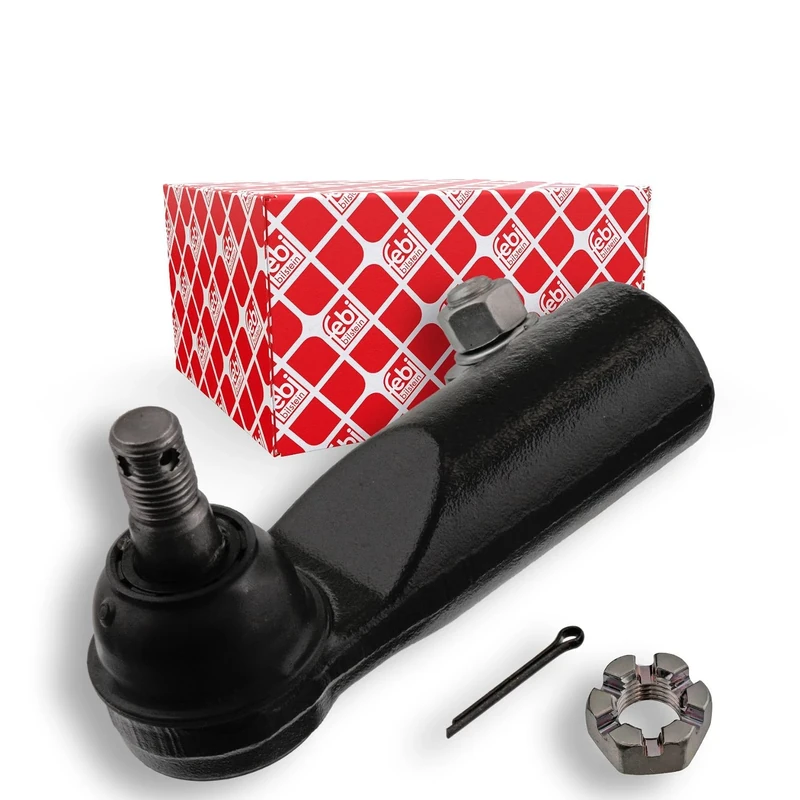 febi bilstein 42775 Tie Rod End with castle nut and cotter pin, pack of one
