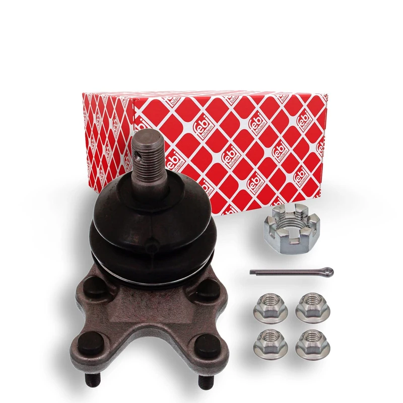 febi bilstein 42998 Ball Joint with castle nut and cotter pin, pack of one