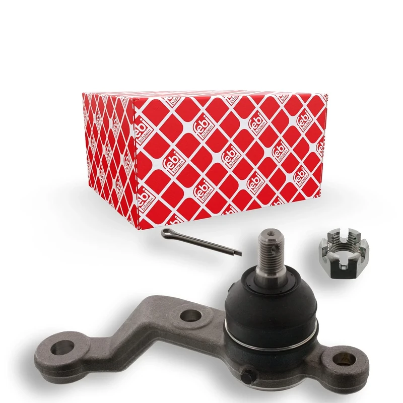 febi bilstein 43017 Ball Joint with castle nut and cotter pin, pack of one