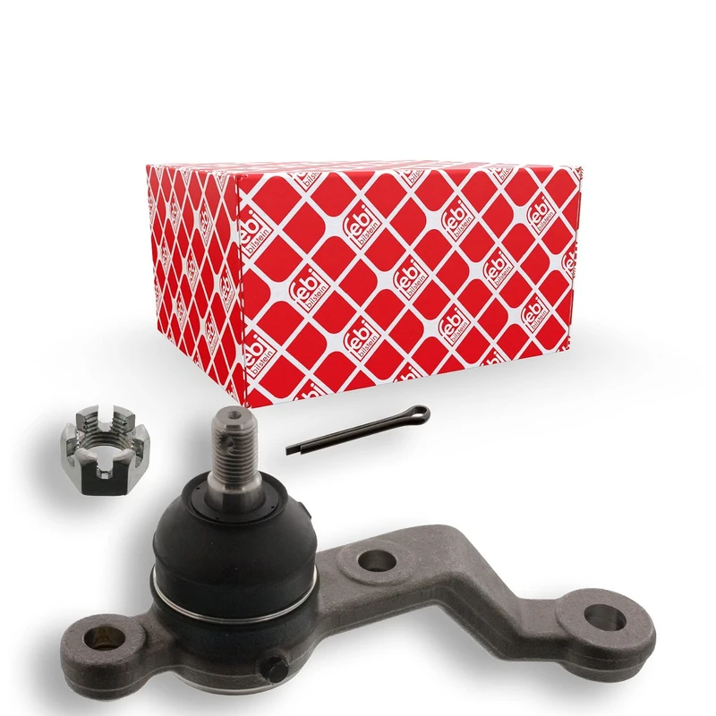 febi bilstein 43026 Ball Joint with castle nut and cotter pin, pack of one
