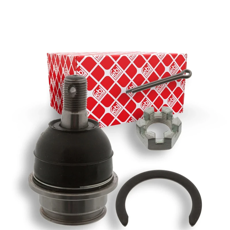 febi bilstein 43028 Ball Joint with castle nut and cotter pin, pack of one