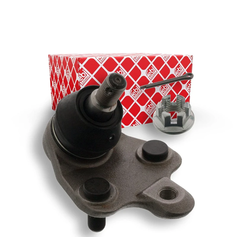 febi bilstein 43055 Ball Joint with castle nut and cotter pin, pack of one