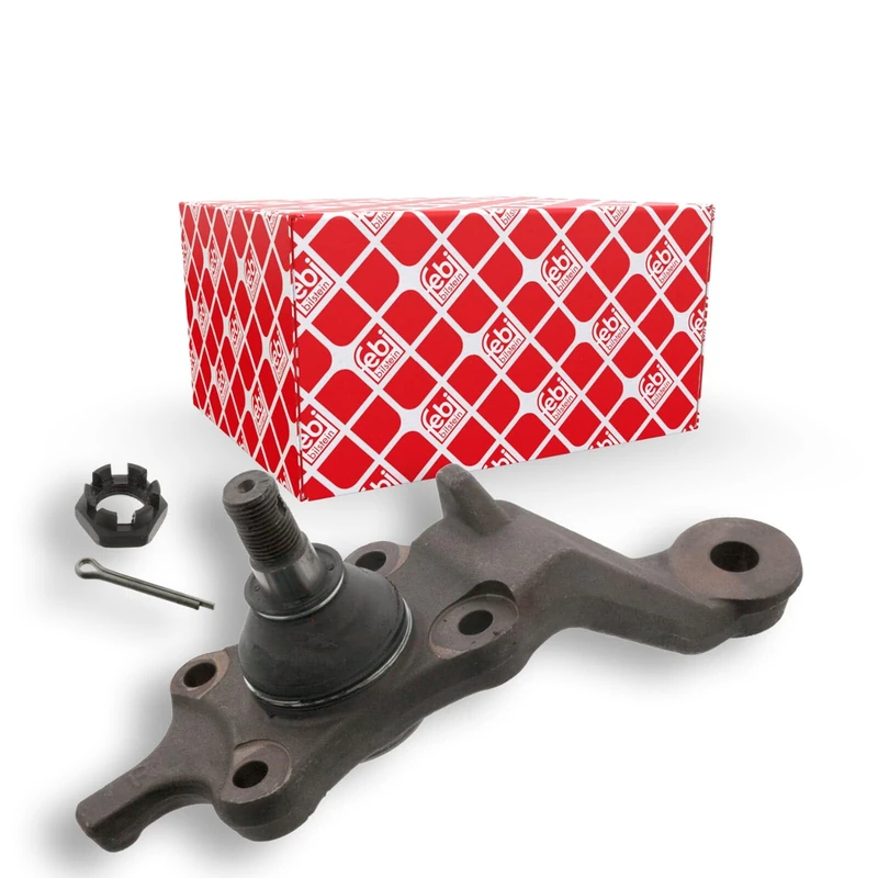 febi bilstein 43096 Ball Joint with castle nut and cotter pin, pack of one