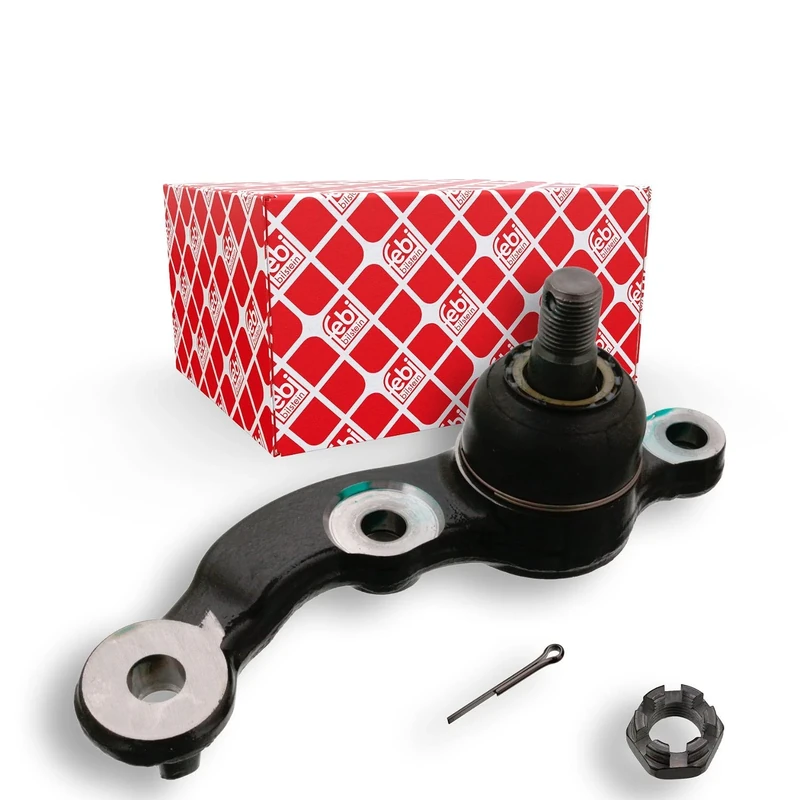 febi bilstein 43110 Ball Joint with castle nut and cotter pin, pack of one