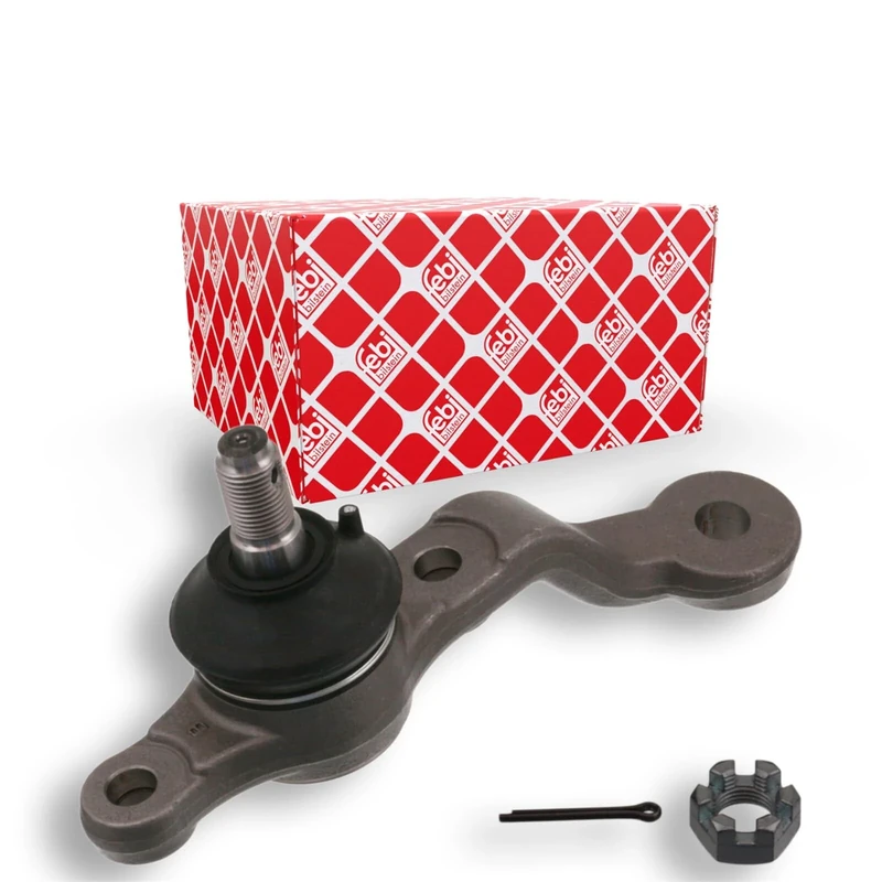febi bilstein 43125 Ball Joint with castle nut and cotter pin, pack of one