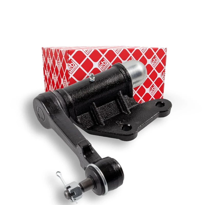 febi bilstein 43171 Idler Arm with castle nut and cotter pin, pack of one