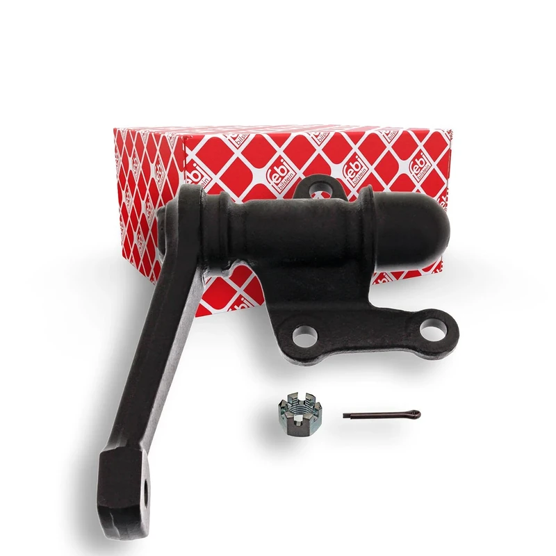 febi bilstein 43174 Idler Arm with castle nut and cotter pin, pack of one