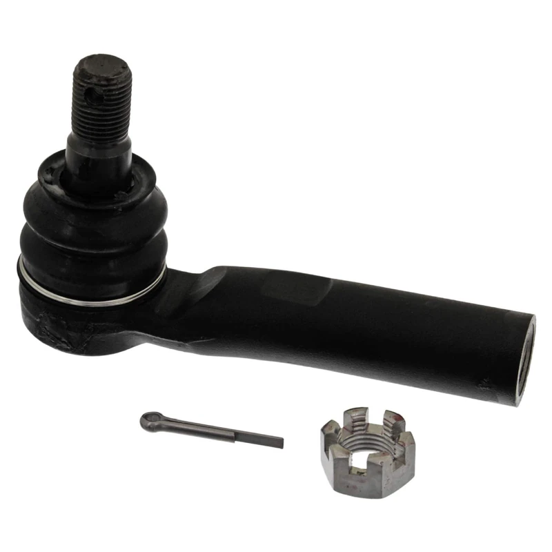 febi bilstein 43206 Tie Rod End with castle nut and cotter pin, pack of one