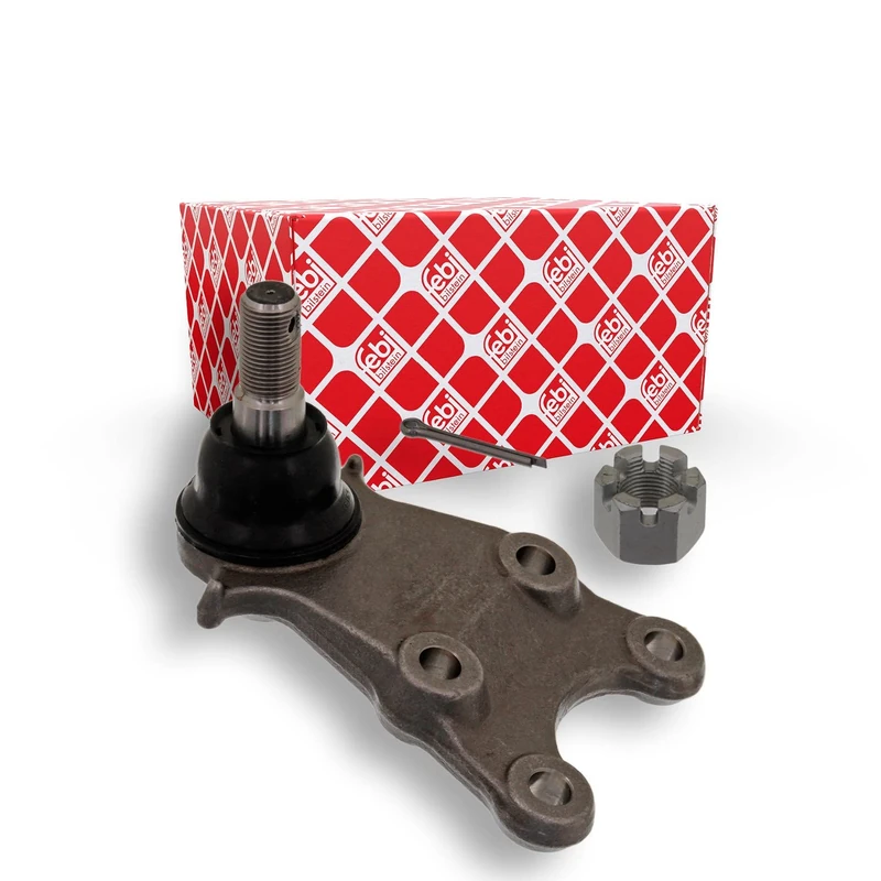 febi bilstein 43327 Ball Joint with castle nut and cotter pin, pack of one