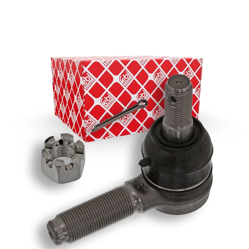 febi bilstein 43345 Tie Rod End with castle nut and cotter pin, pack of one