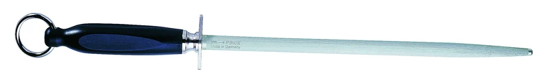 F. DICK Cooking Sharpening Steel 25 cm (Ergonomic Handle, Sharpening Steel, Surface Hardness Over 65° HRC, Grinding Tool for Chef's Knives) 76551250