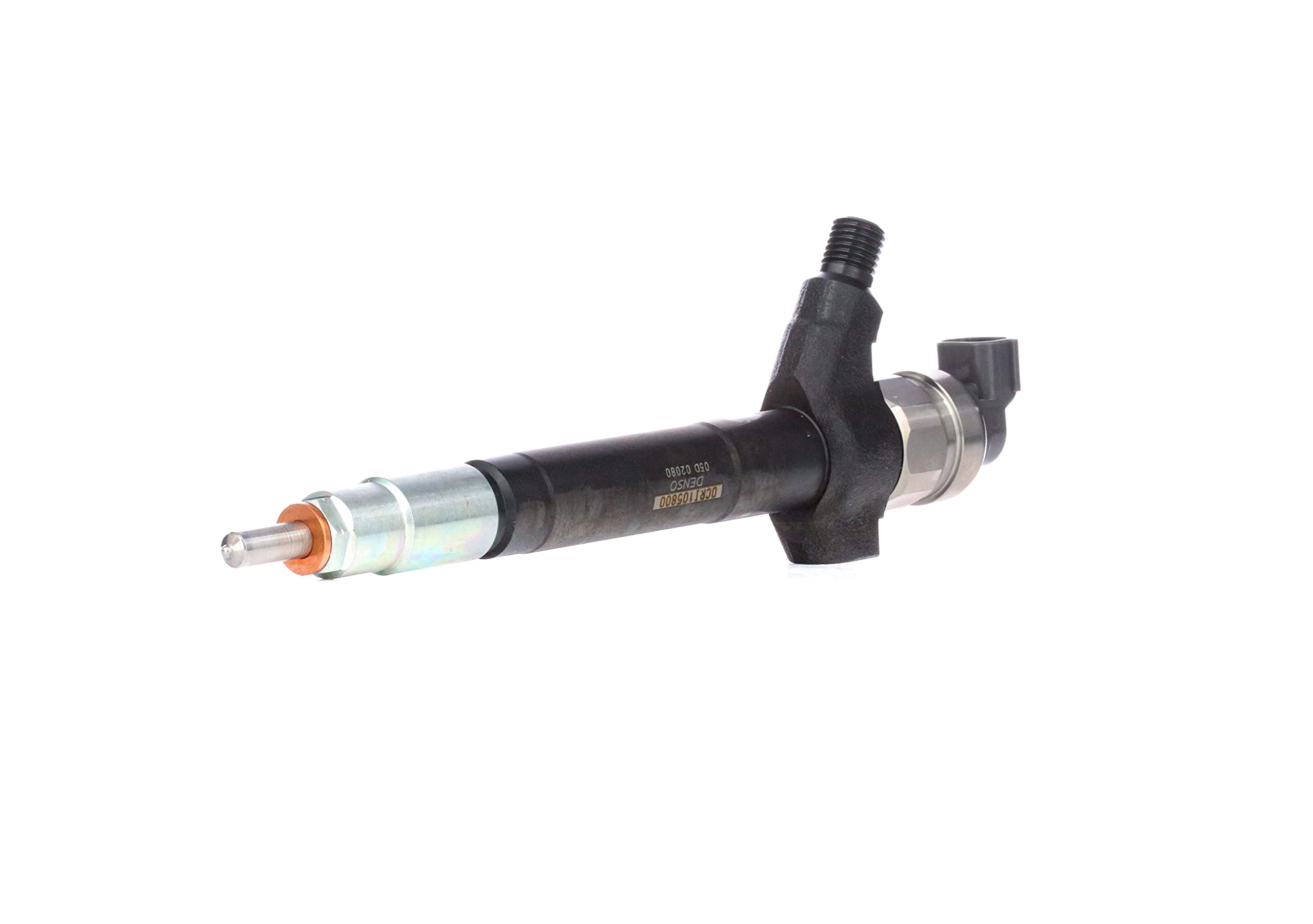 DENSO Diesel Common Rail Injector - DCRI105800 - Replacement OEM High Pressure Fuel Injection System - OE Number: 6C1Q-9K546-AC - Fits Citroen, Fiat, Ford,