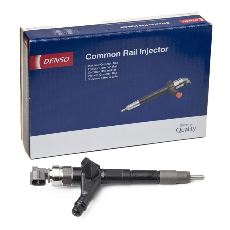 DENSO Diesel Common Rail Injector - DCRI105130 - Replacement OEM High Pressure Fuel Injection System - OE Number: 16600-AW400 - Fits Nissan - Image 1