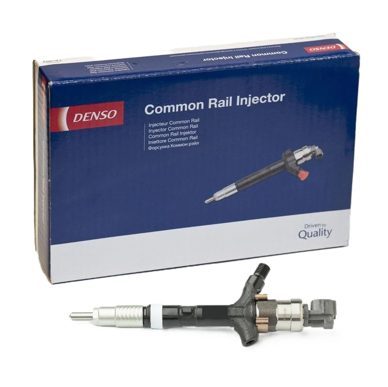 DENSO Diesel Common Rail Injector - DCRI100570 - Replacement OEM High Pressure Fuel Injection System - OE Number: 23670-29035 - Fits Toyota - Image 1