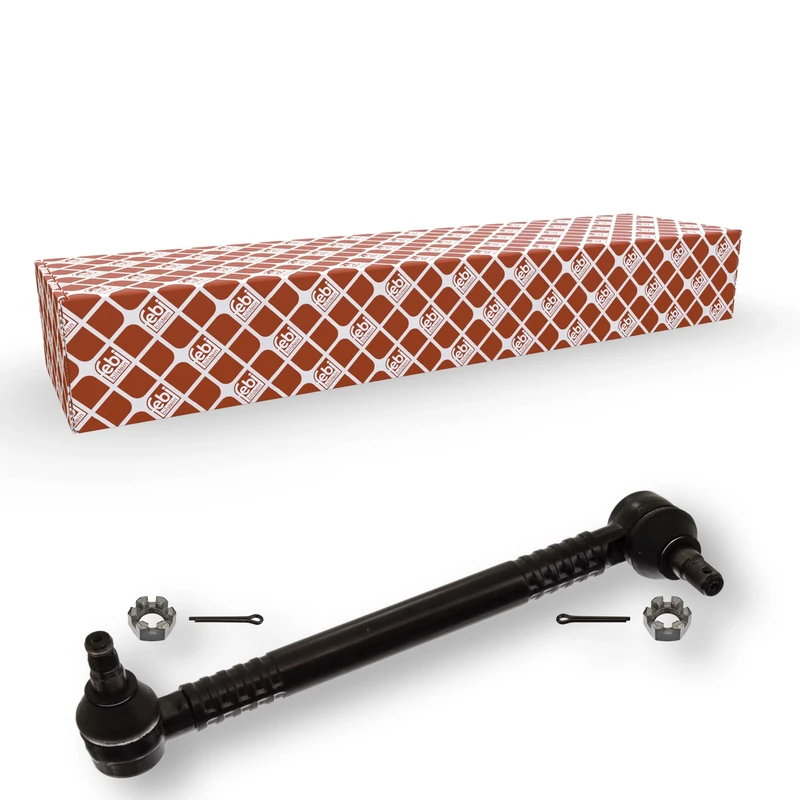 febi bilstein 35532 Stabiliser Link with castle nuts and cotter pins, pack of one