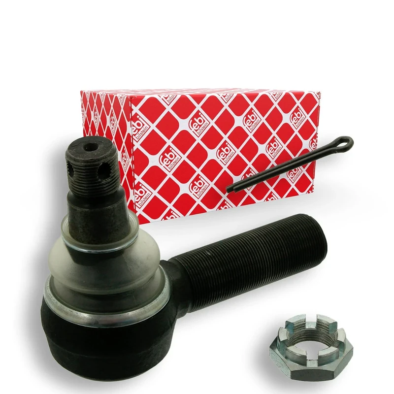 febi bilstein 35680 Drag Link End with castle nut and cotter pin, pack of one