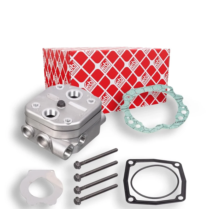 febi bilstein 35707 Cylinder Head for air compressor with valve plate, pack of one