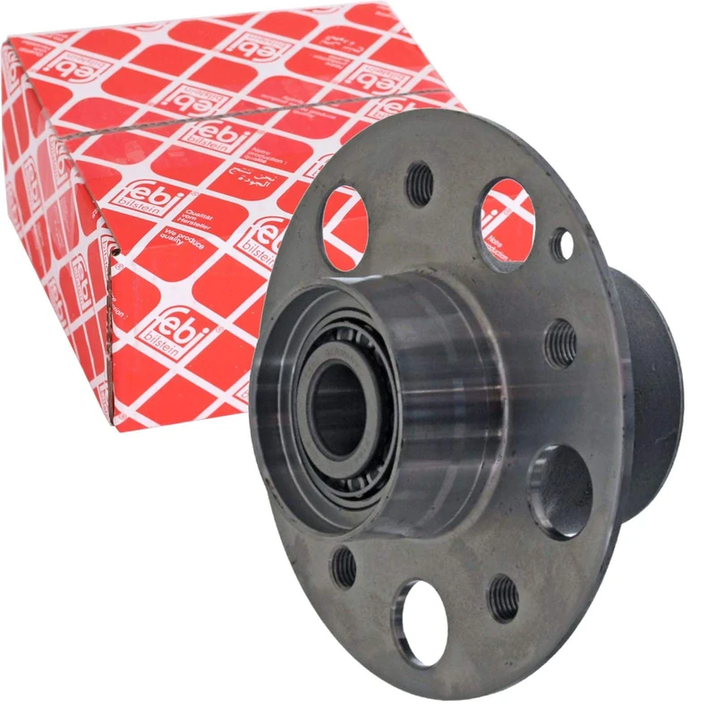febi bilstein 36077 Wheel Bearing Kit with wheel hub and ABS sensor ring, pack of one
