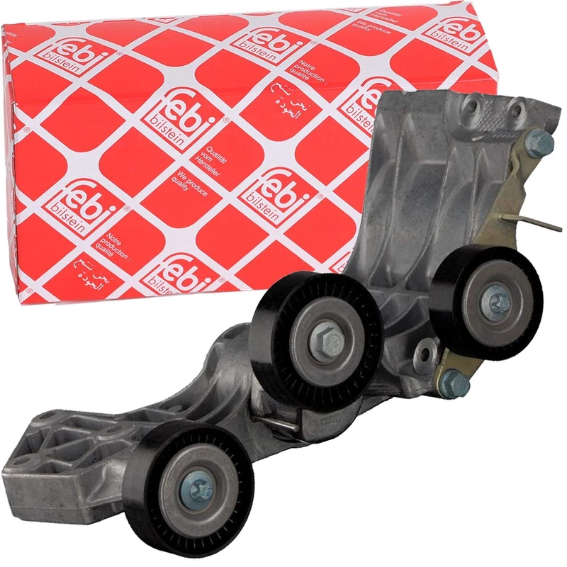 febi bilstein 36934 Tensioner Assembly for auxiliary belt, pack of one